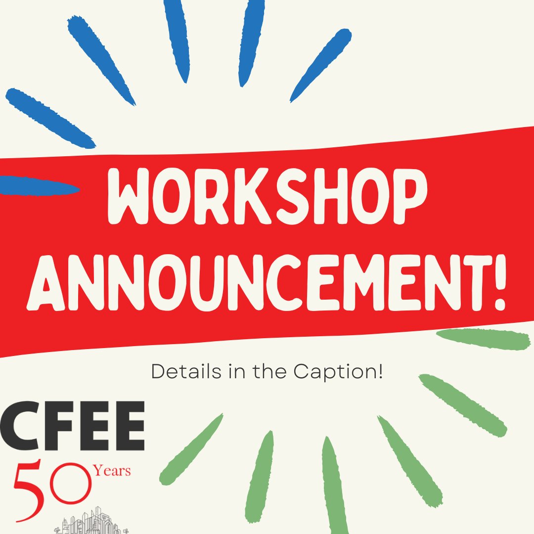 Workshop Announcement! 📣

After a very successful first workshop with Family Service Toronto, CFEE  will return on May 30th to offer another workshop for the 2SLGBTQIA+ community!

Register: ow.ly/ytbL50RBcsK

#WorkshopAnnouncement #2SLGBTQIACommunity #CommunityWorkshop