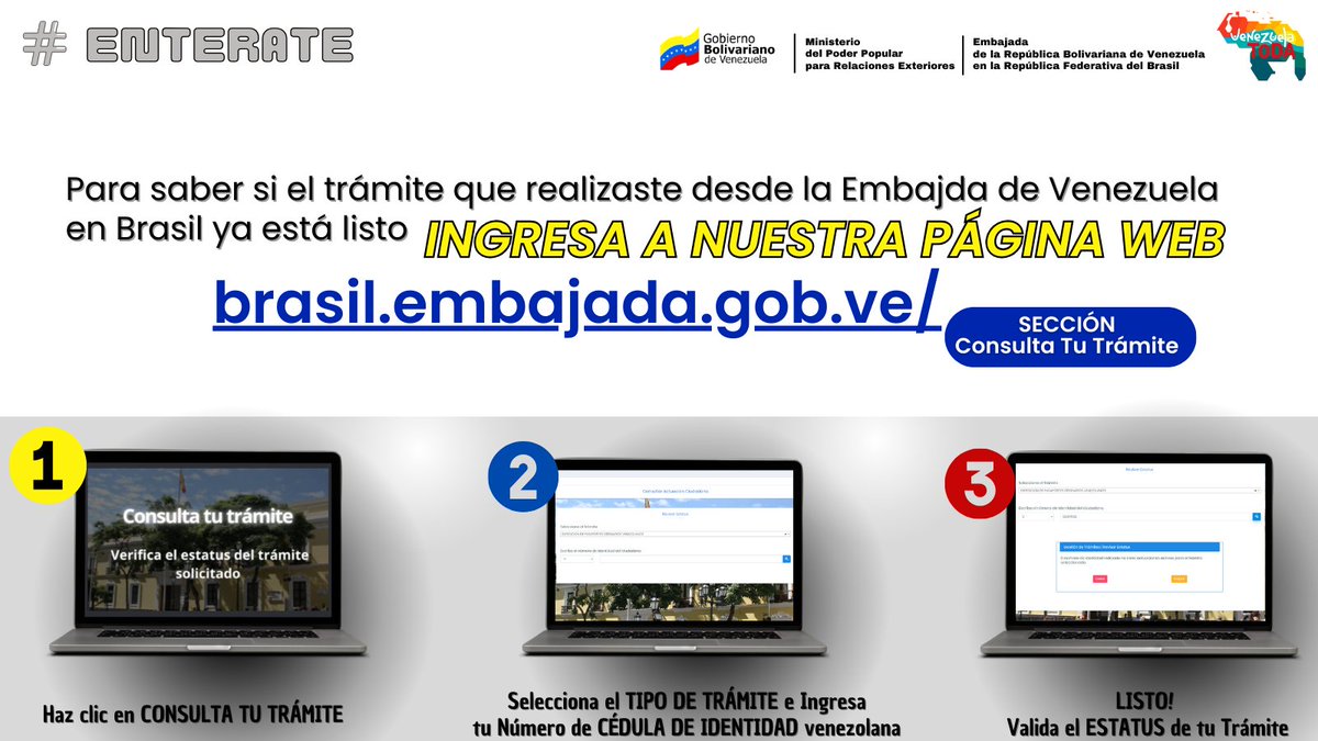 Embaixada da Venezuela no Brasil tweet media