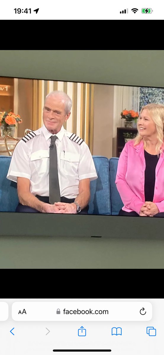 Landed to seeing pics of one of our own from his TV interview on the Morning Show !! Well done Mike….                                     🐿️✈️☀️