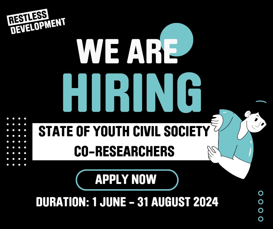 Are you aged 18-30 and active in a community group or civil society?
Join our 3-month youth-led research project for the SOYCSR. Analyze resourcing mechanisms, explore alternatives, and capture global youth views. Apply now &amp; make a global impact! 
🔗 bit.ly/3V99USU