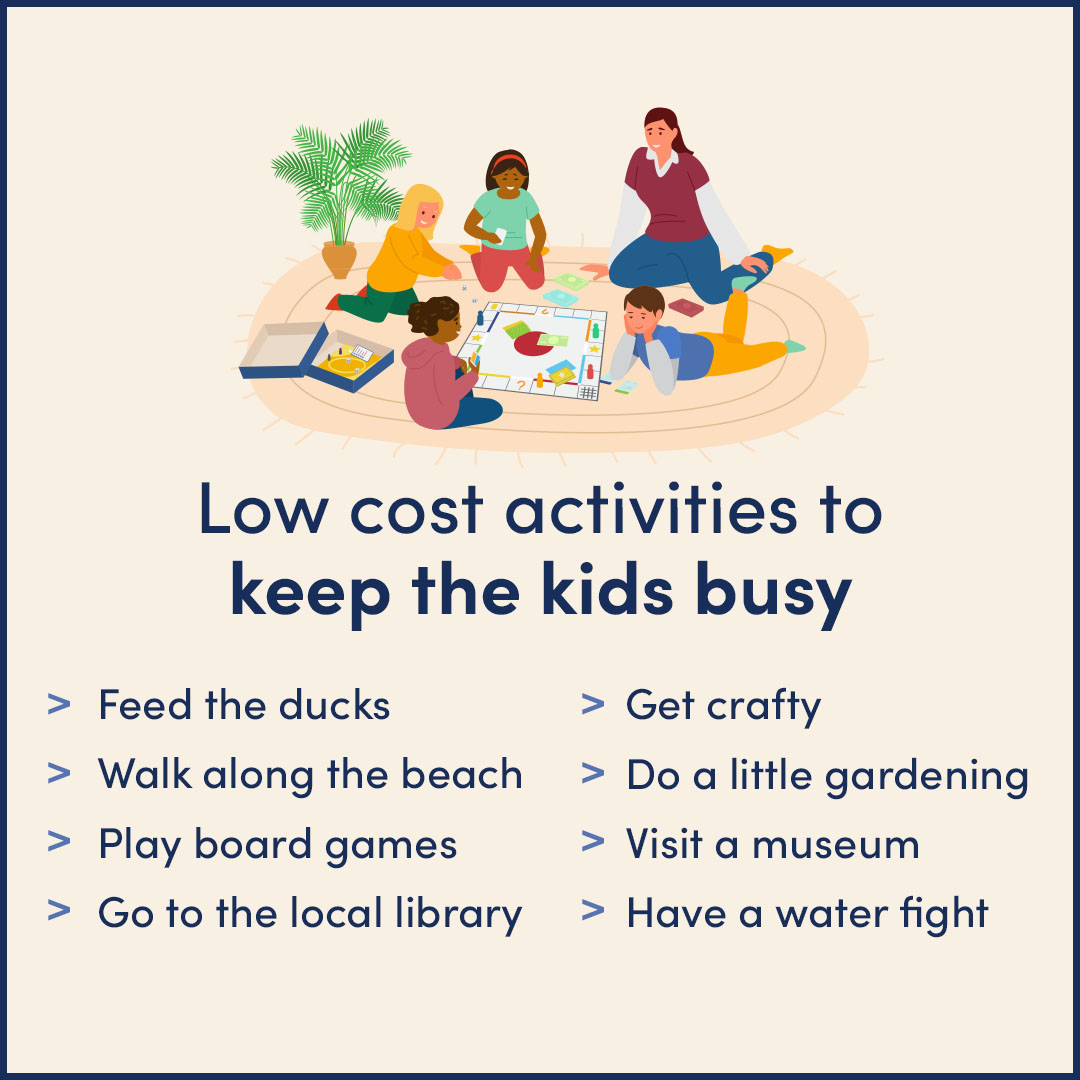 As if one bank holiday wasn’t enough to try and keep the kids busy, this month we have two! Don’t worry, here we share a few low cost ideas to keep the wee ones busy. Got other suggestions? Share them in the comments - we’re all in this together.