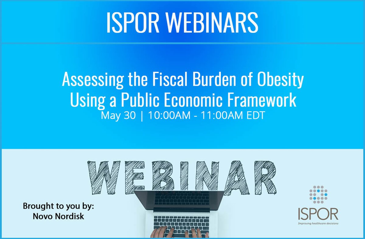 How can the #publichealth consequences of #obesity be translated into public economic effects? Join us for a webinar on this topic on May 30. Brought to you by @novonordisk. ow.ly/NUgn50RNj8k