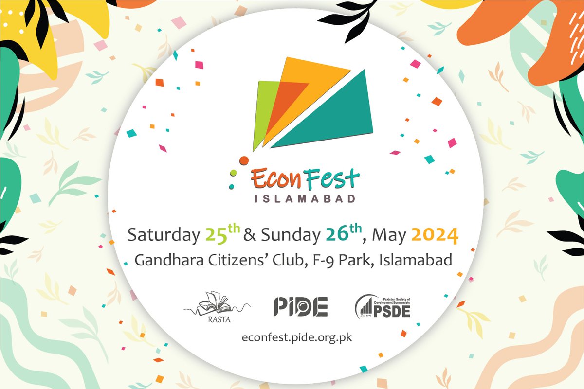 #EconFest2024 is the platform, where real freedom of expression exists... Peeps can come up with the ideas and daily issues they faced and discuss it with relevant stakeholders. @PIDEpk is hosting it's3rd edition and open for all. @RASTA @PSDE_PIDE @FaheemJehangir @ZulfiqarFahd