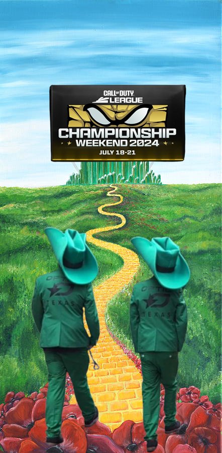 MyNam3IsntNick's tweet photo. Day 5: of praying to the cod gods 🙏, The only way we’re getting to champs right now is after we’ve spoken to the wizard in the emerald city..  @H3CZ @OpTicTexas @OpTic @ScufGaming @CODLeague #greenwall  #brickbybrick #cdl2024 #codleauge #codchamps #please https://t.co/O4IU5RFN5I