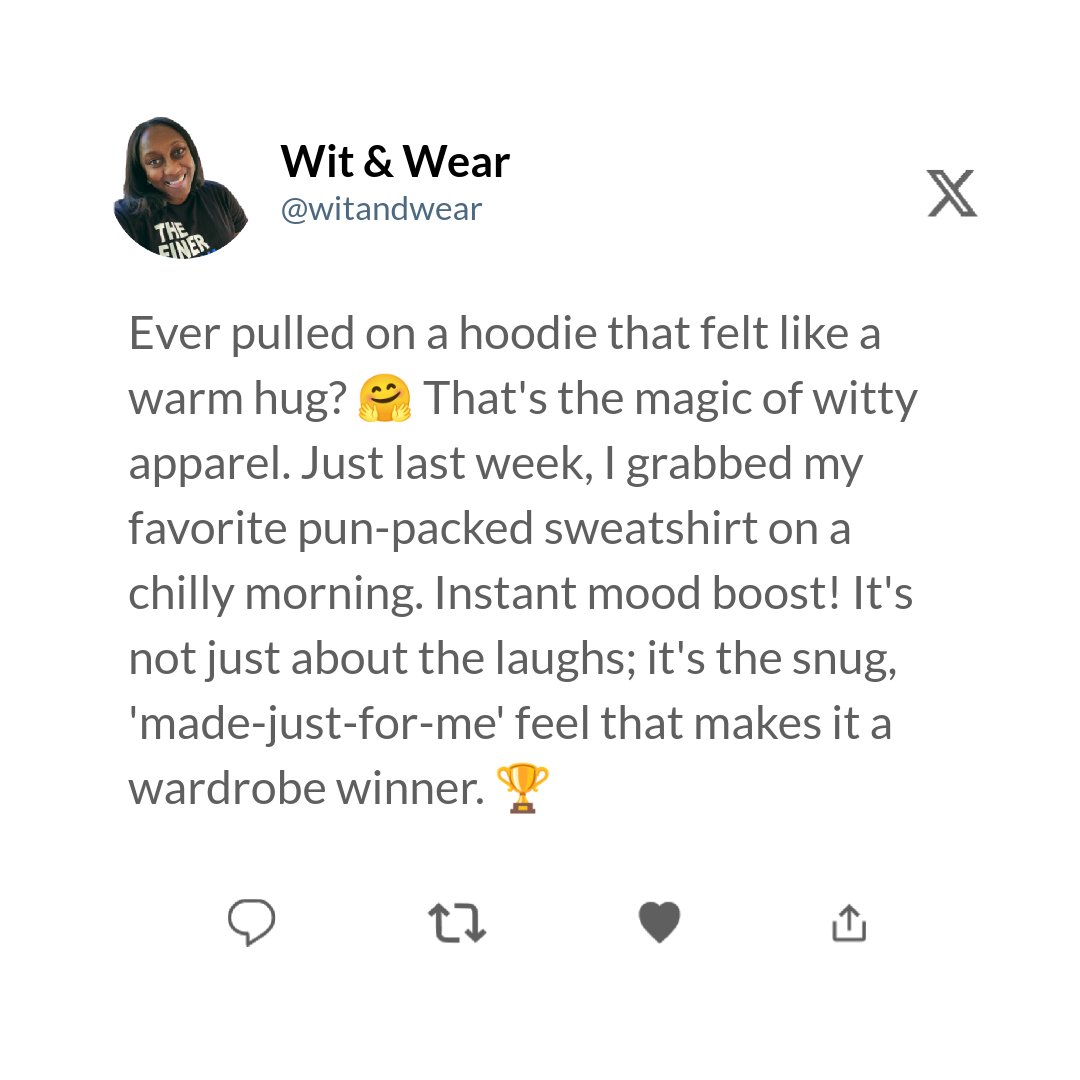 Wit & Wear (@witandwear) / Posts / X