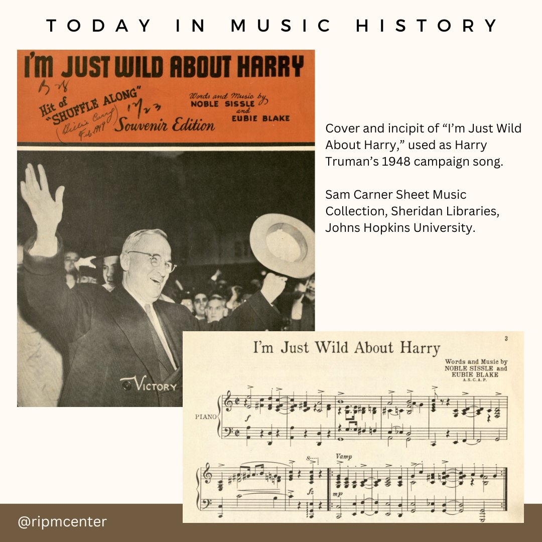 On May 23 in 1921, Shuffle Along, a satirical musical by Baltimore composer Eubie Blake and lyricist Noble Sissle, opened in New York City. The show had 500+ performances and its 1943 revue and USO touring company are documented in the pages of Down Beat, Metronome &amp; Jazz-Hot.