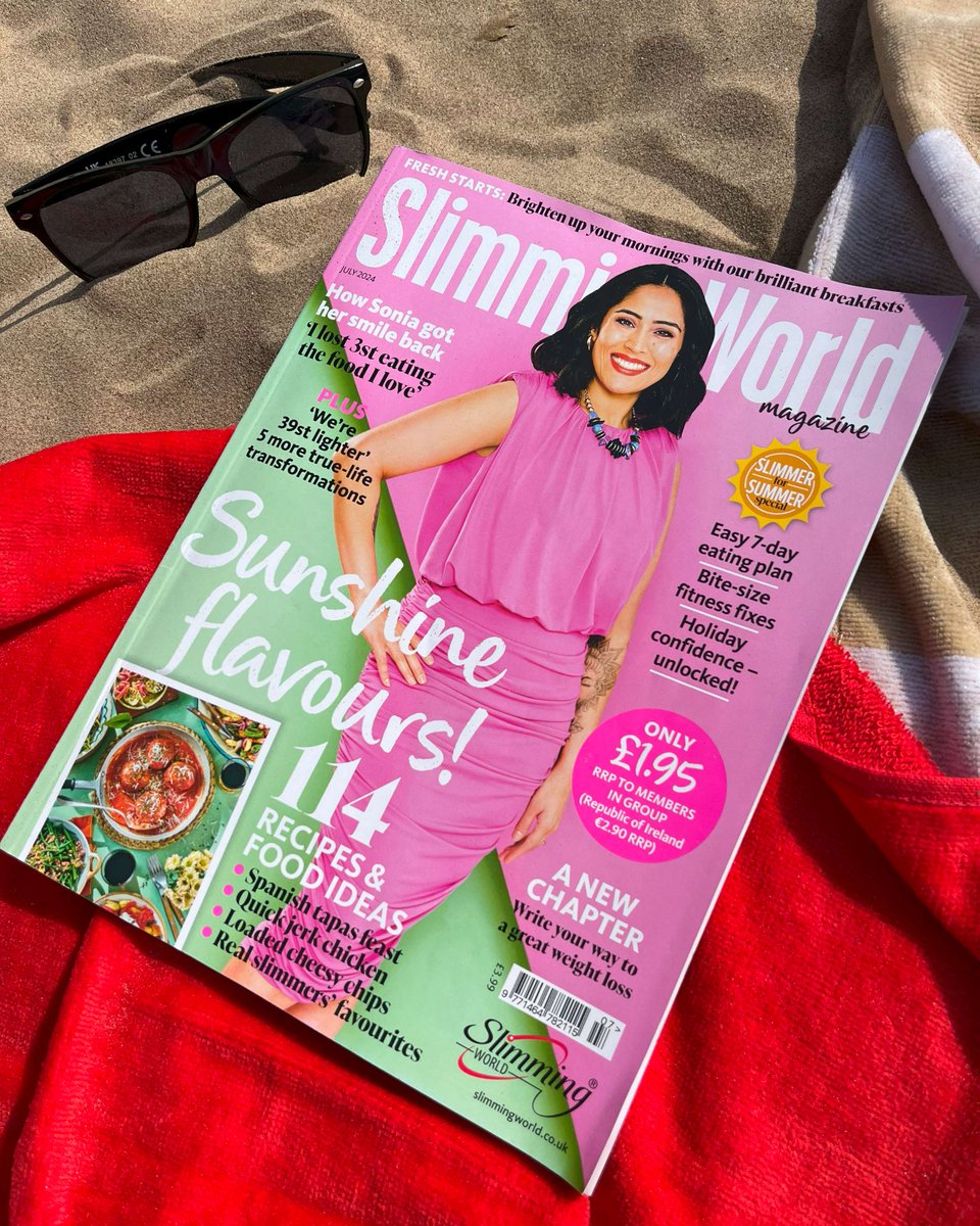 Fill in the blank… my favourite place to read Slimming World Magazine is ________😍. Not got yours, yet ✨? Pick up a copy in groups or at the shops today 🙌.