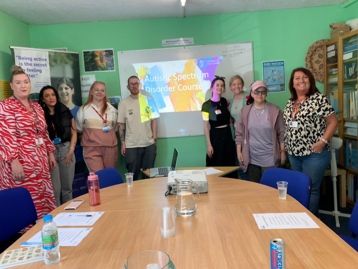 Many thanks to the Liverpool Autism Spectrum Disorder (ASD) Training Team for such an informative workshop. Helping staff & volunteers understand ASD and its impact on children and families plus advice on communication and support during our youth activities. #AutismSupport