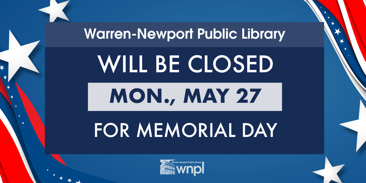 Warren-Newport Public Library tweet media