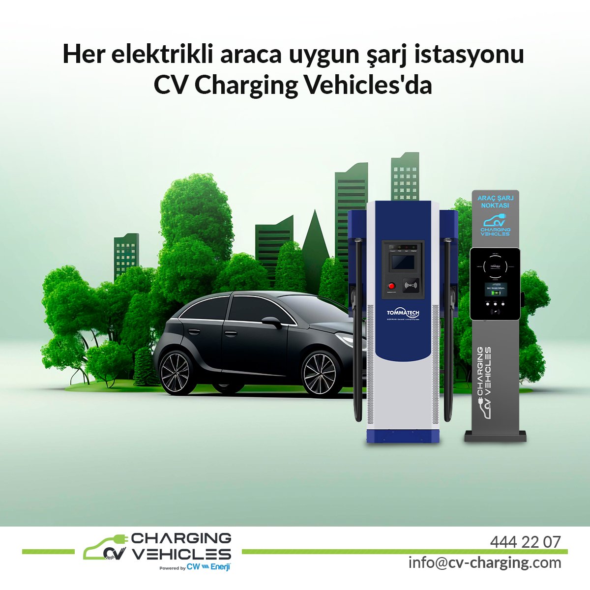 Her elektrikli araca uygun şarj istasyonu CV Charging Vehicles'da

#cvhargingvehicles #şarjistasyonu #elektrikliaraç