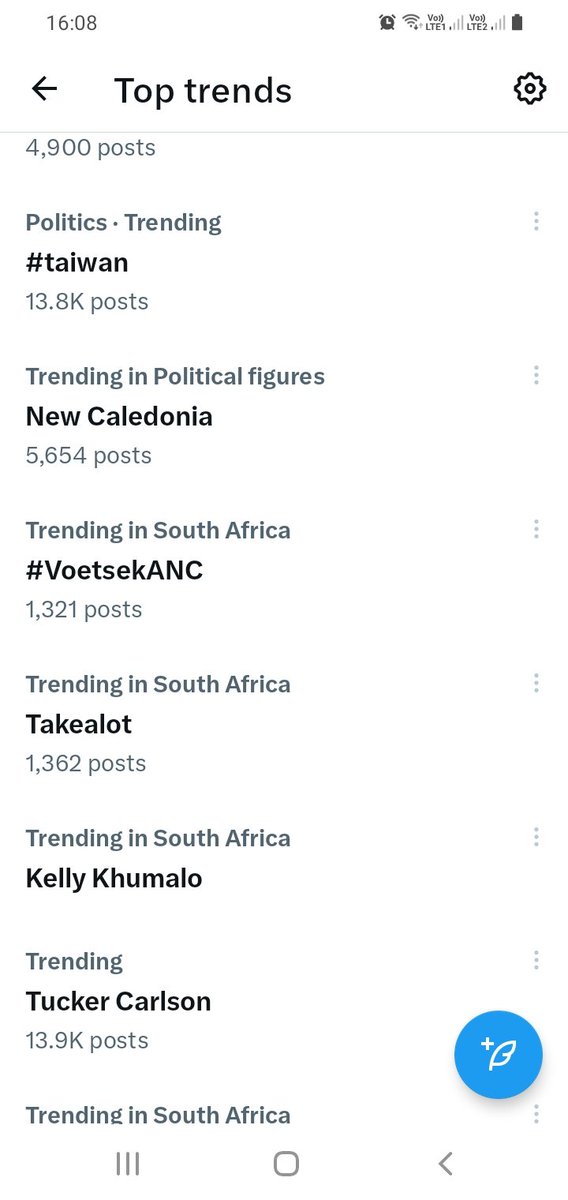 #VoetsekAnc trending. You guys know you are rockstars, neh?