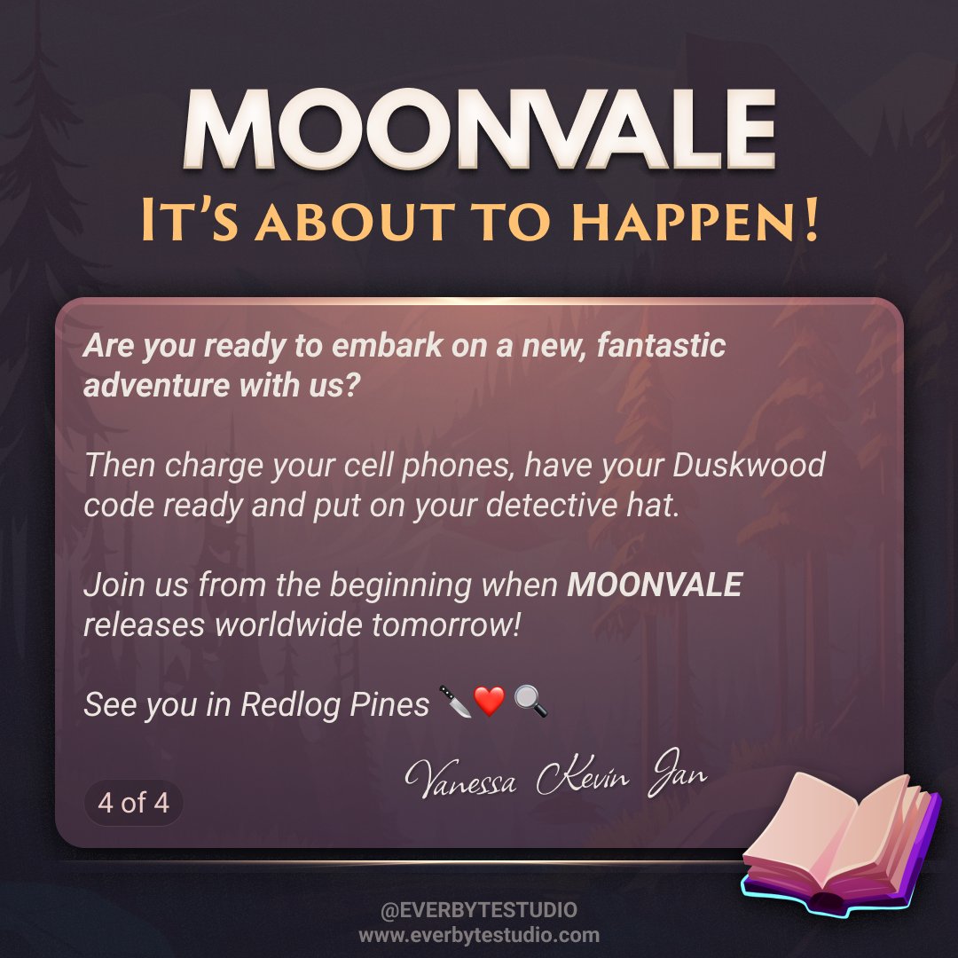 EverbyteStudio's tweet image. It‘s about to happen! 🥹❤️🔥 #moonvale #duskwood