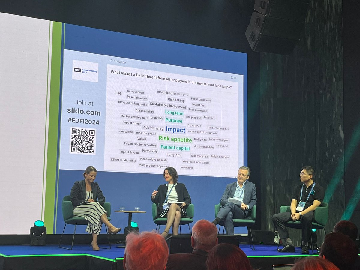 anna_lipchitz's tweet photo. After #AMGA2024 of 🇪🇺@Practitioners_ , 🙏 to attend the @EDFInetwork in🇳🇴. How to respond to DFI challenges and opportunities in a volatile 🗺️? Maintain a mandate on #SDGs ➕mobilise public and private for mutual effectiveness. Trust and 🤝partnerships are 🔑! https://t.co/VnQd7UG4CL
