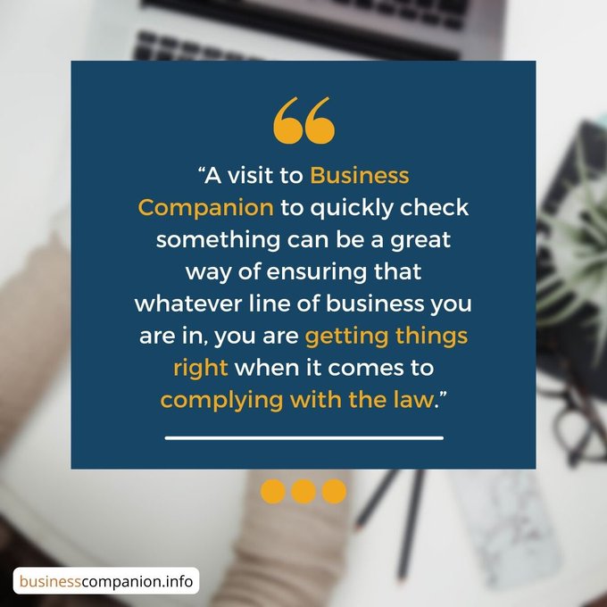 Business Companion has everything you need when it comes to making sure your business complies with consumer law. 

#businesscompanion #business #businessguidance #guides #freeguides 

businesscompanion.info