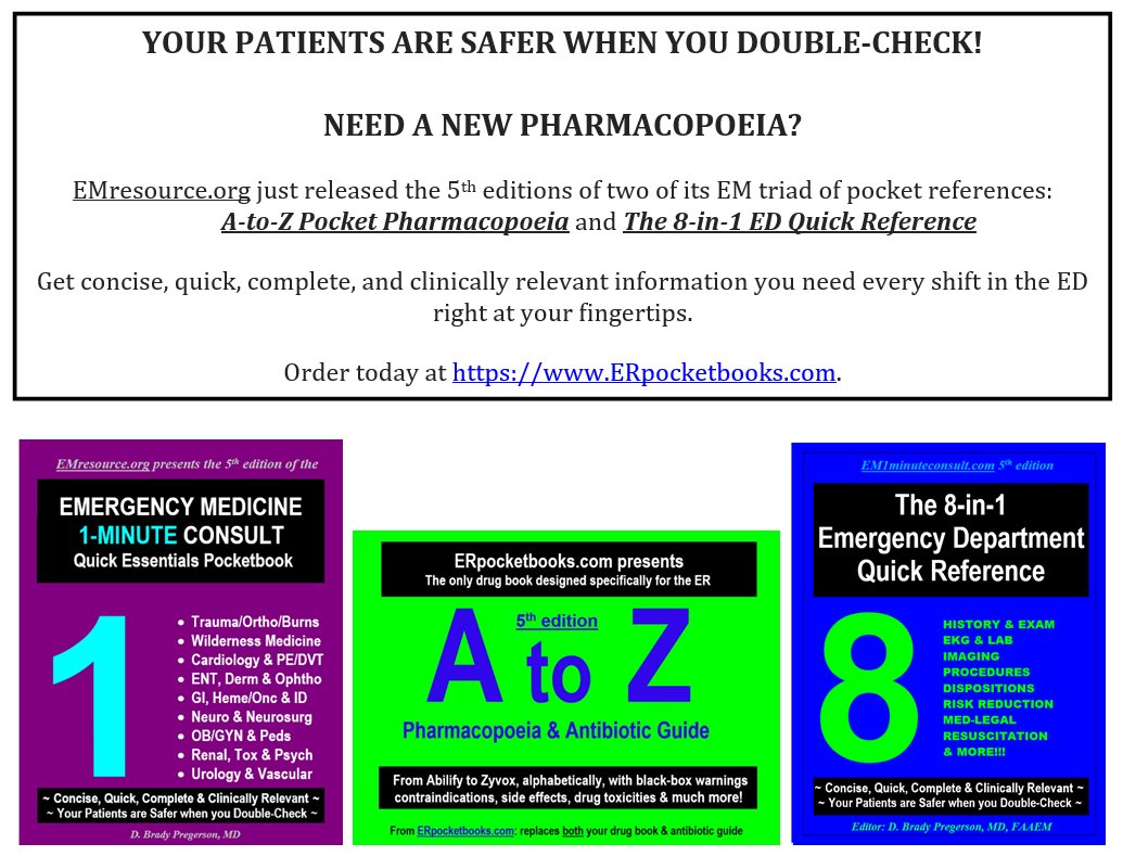 Get 25% off a new pharmacopoeia for the next 7 days at erpocketbooks.com/25-off/