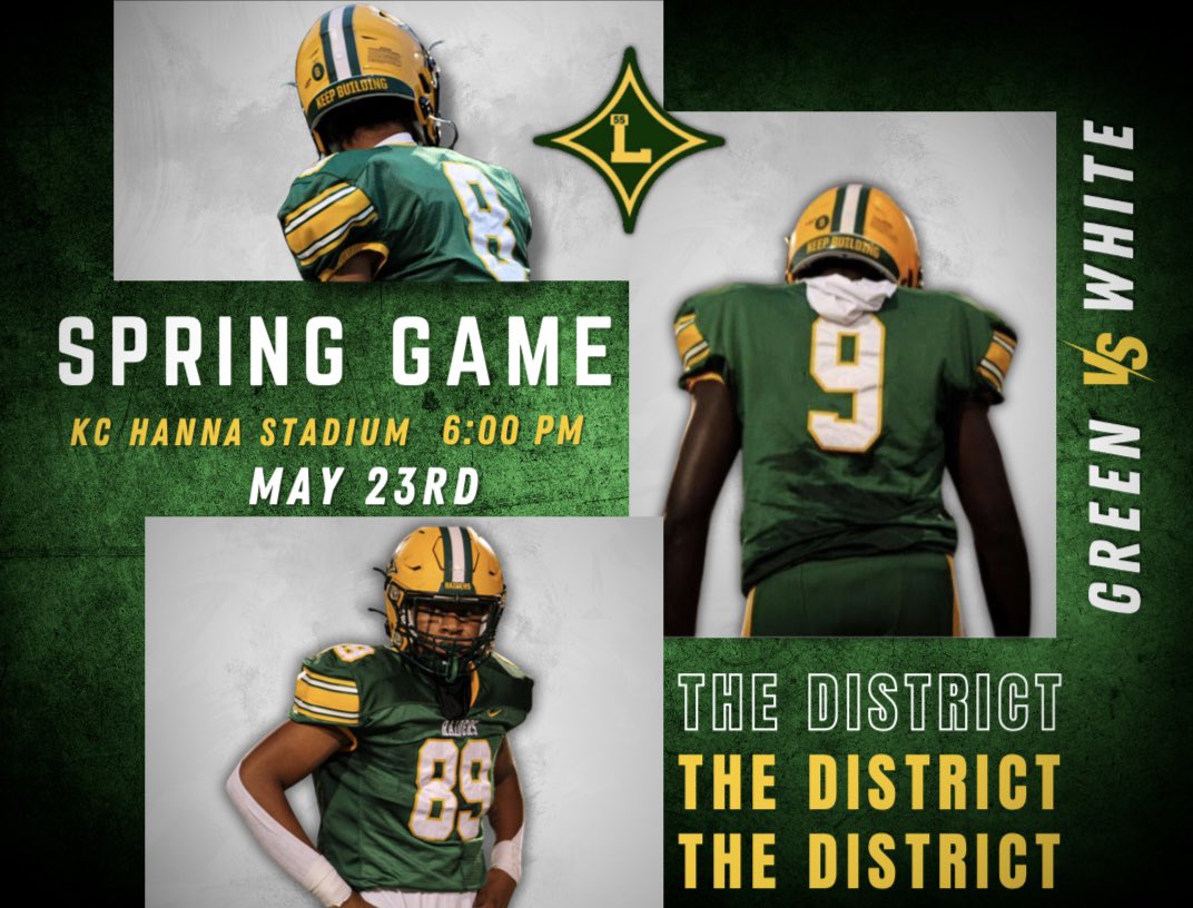 Roderick Harris (@coach_rharris) on Twitter photo Spring Game Today ⛓️
•
•
<a href="/GregPort17/">Greg Porter</a> <a href="/pat_stoddard/">Coach Stoddard</a> <a href="/Coach_Dean89/">Adams Dean</a>
#TheDistrict #WeGotTime Spring Game Today ⛓️
•
•
<a href="/GregPort17/">Greg Porter</a> <a href="/pat_stoddard/">Coach Stoddard</a> <a href="/Coach_Dean89/">Adams Dean</a>
#TheDistrict #WeGotTime