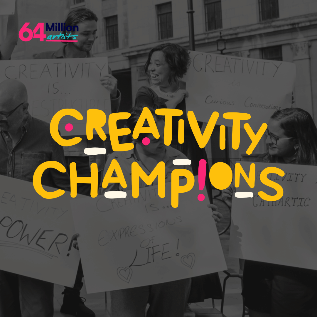 Are you a Creativity Champion? 🏆 @64M_Artists are recruiting for #TheJanuaryChallenge! If you want to use creativity to build communities, inspire change, and support wellbeing - they’d love to hear from you. Fee: £3,000. Apply by Sun 2 June 64millionartists.com/jobs-and-oppor…