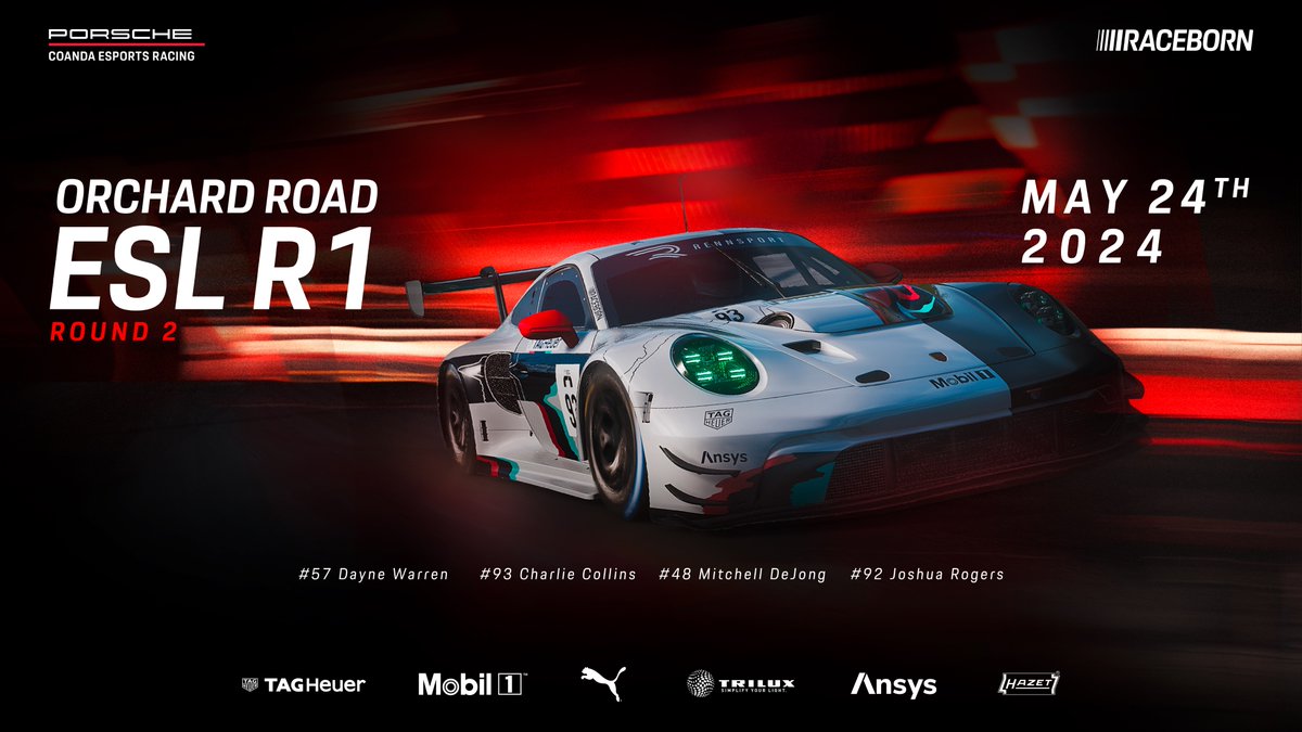 Orchard Road, here we come!🏎️💨

<a href="/PorscheRaces/">Porsche Motorsport</a>
<a href="/JKRogers_92/">Josh Rogers</a>
<a href="/dayne_warren/">Dayne Warren</a>
<a href="/MitchelldeJong1/">Mitchell deJong</a>
<a href="/CCollins_93/">Charlie Collins</a>