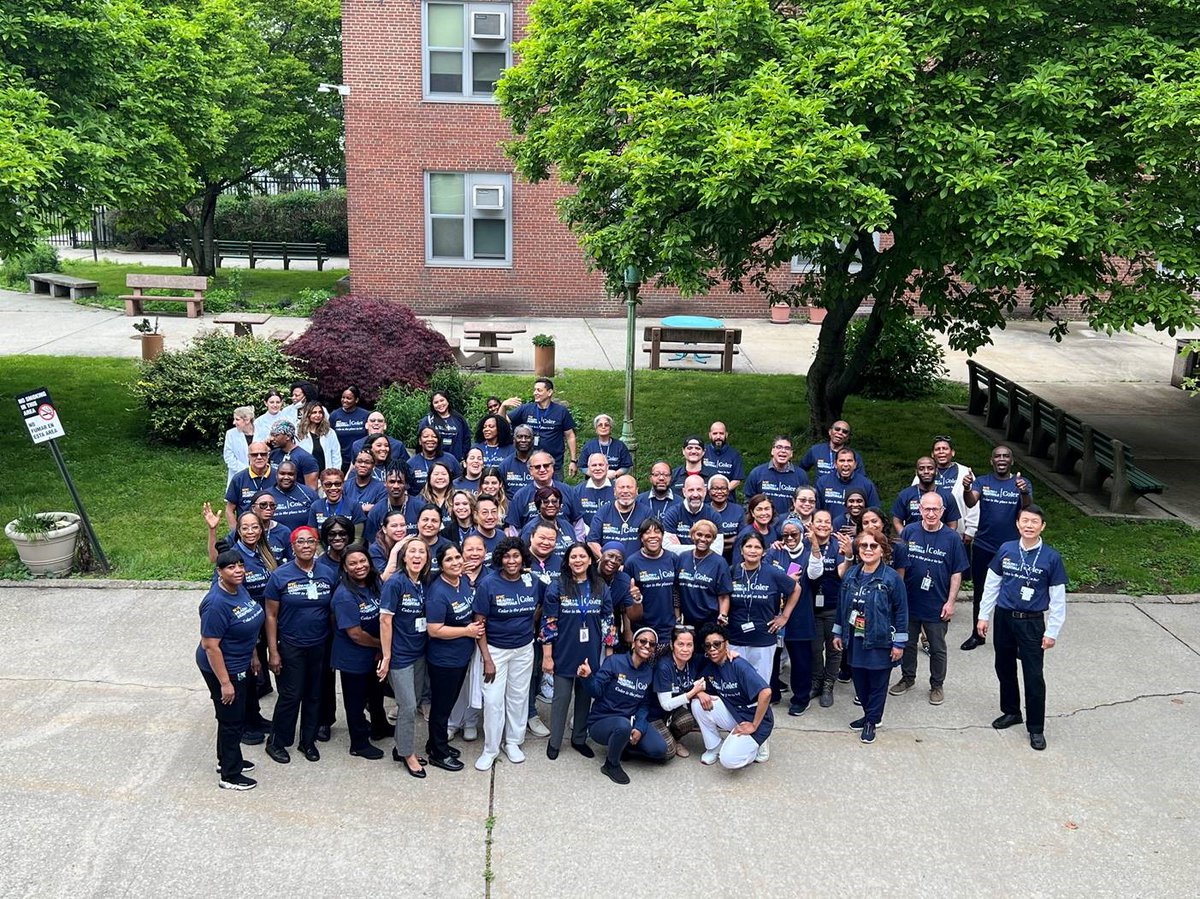 #ICYMI: Last week was National #SkilledNursingCareWeek. Staff at @nychealthsystem Coler celebrated in honor of the observance. NYC Health + Hospitals/Coler is a 5-Star Quality Rated facility known for its specialized memory care program: on.nyc.gov/3LRuDpd.