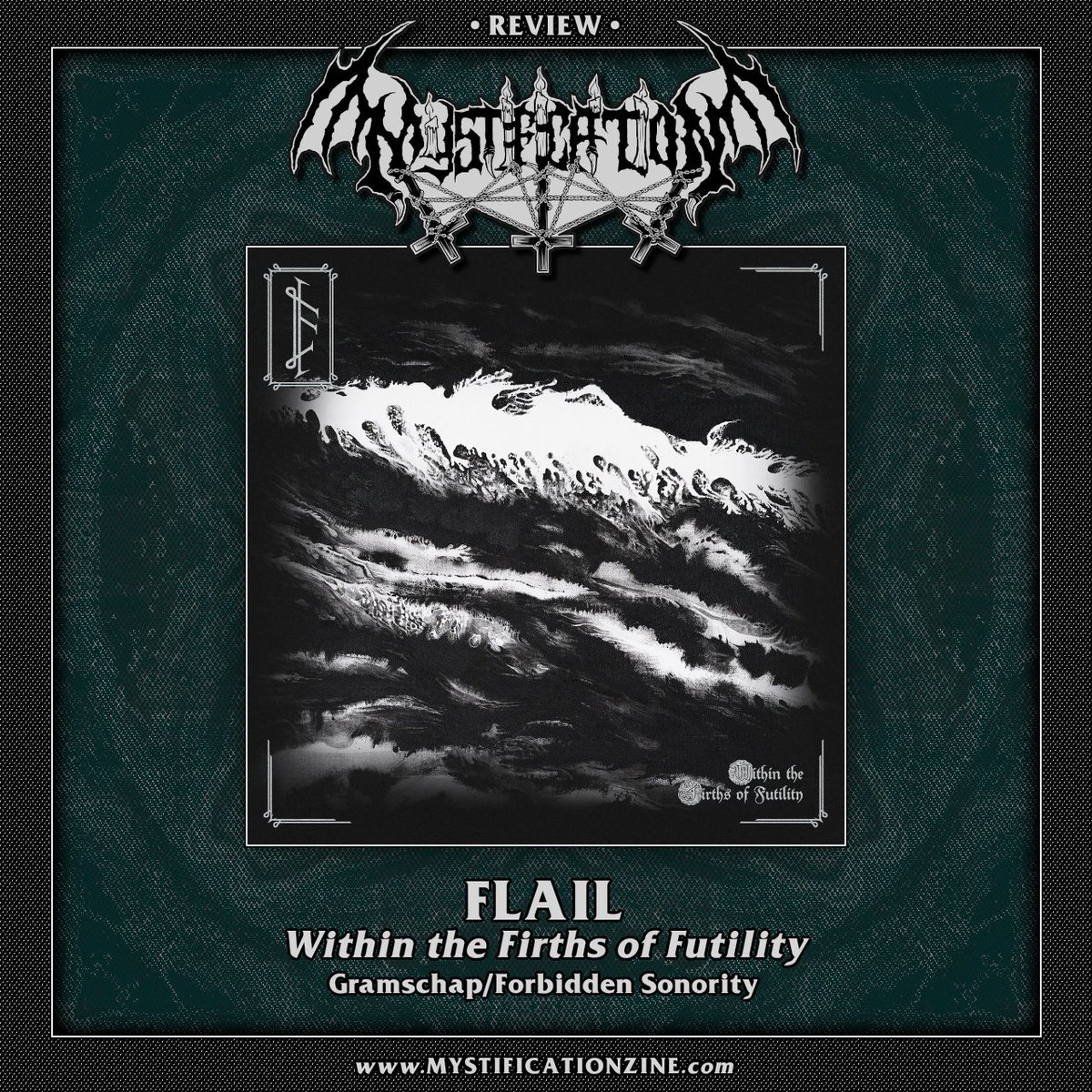 FLAIL – Within the Firths of Futility (2024) | REVIEW Atmospheric black metal from Finland. Second LP. mystificationzine.com/2024/05/23/fla…