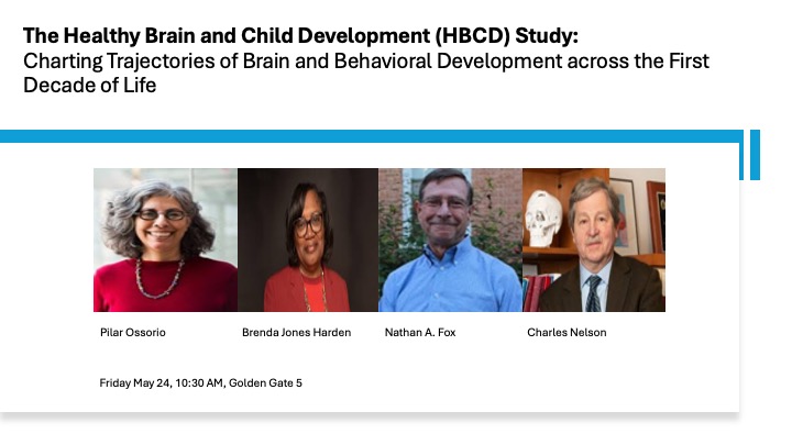 If you are at #APS2024SF this symposium on Friday will provide an overview of HBCD--one of the largest pre/perinatal research studies launched in the US. Friday 05/24, 10:30, Golden Gate 5 Nathan Fox, @CharlesaNelson1 Pilar Ossorio, Brenda Jones Harden, @Dr_Koraly (discussant)