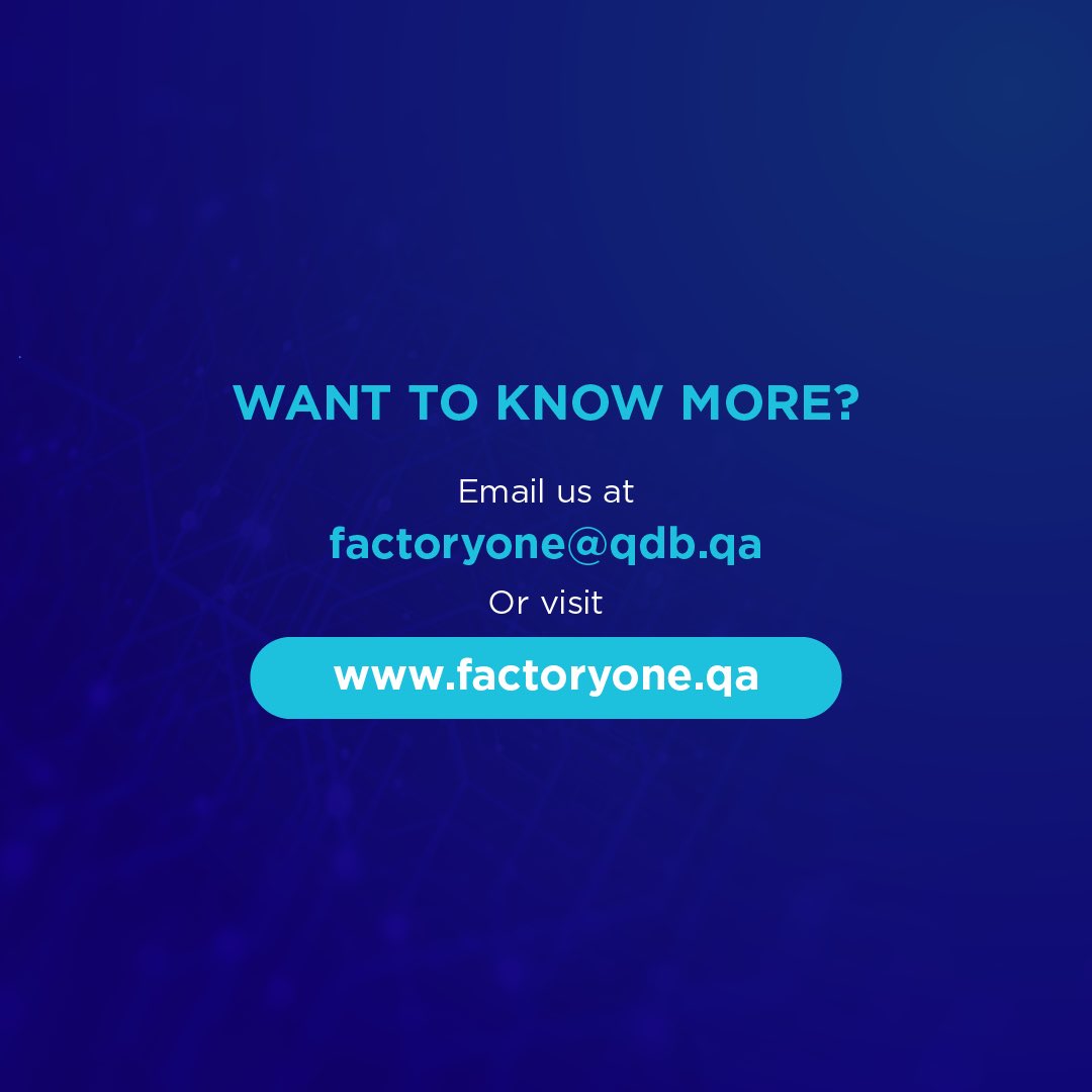 factoryone_qa's tweet photo. Embark on your digital transformation journey with Factory One! We help Qatar’s SMEs transition to digital manufacturing. Why is Digital Transformation important? Discover more with us! 

For more information, contact us at Factoryone@qdb.qa

#FactoryOne #Digital #manufacturing #industry40 #Qatar