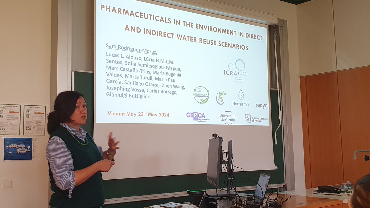 Thilo Hofmann (@hofmann_lab) on Twitter photo Thank you very much Sara Rodriguez, from ICRA Girona , to give a great talk at our <a href="/EDGE_Vienna/">EDGE - Environmental Geosciences</a> seminar about #Pharmaceuticals and #water reuse. Thank you very much Sara Rodriguez, from ICRA Girona , to give a great talk at our <a href="/EDGE_Vienna/">EDGE - Environmental Geosciences</a> seminar about #Pharmaceuticals and #water reuse.