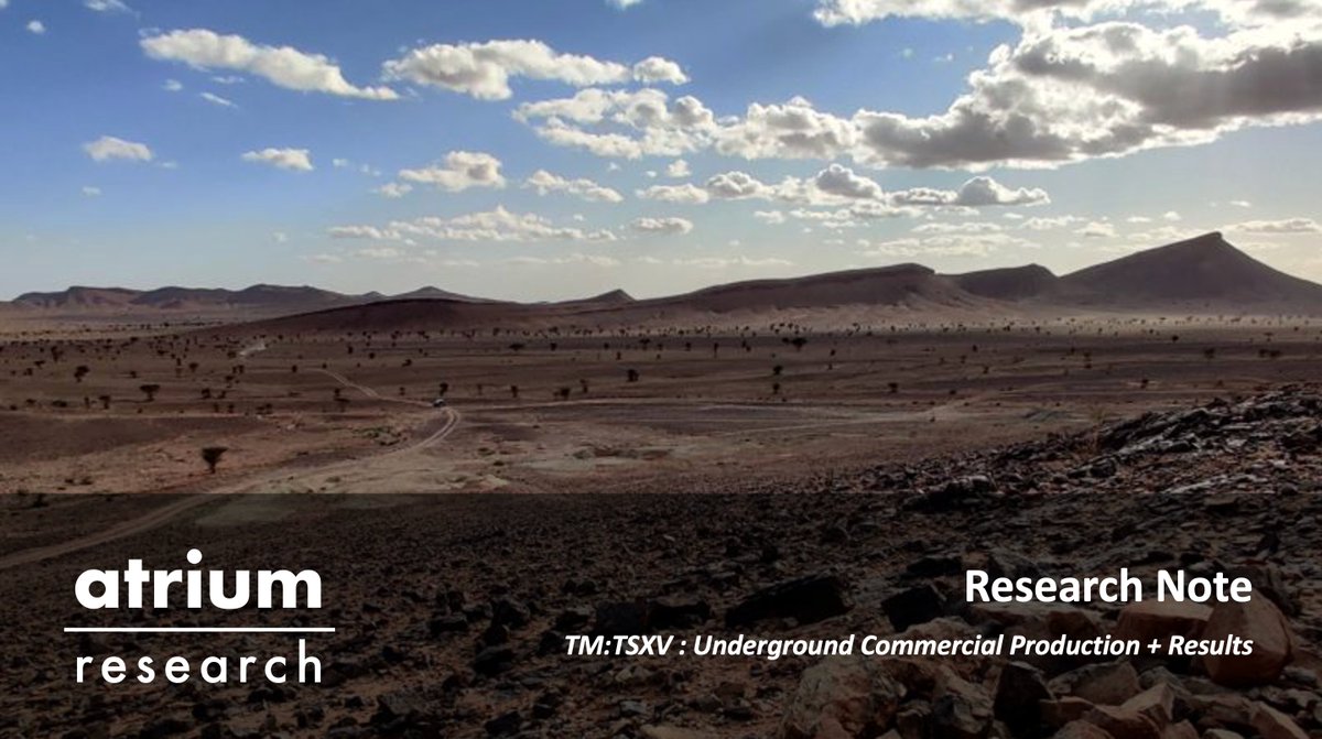 Our team has published a research note on Trigon Metals. TM announced commercial production from the underground at the Kombat Mine as well as production results from open pit and underground from January through April. $TM.V 

Read the full report below.