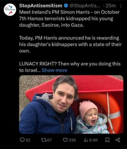 KeithWoodsYT's tweet photo. StopAntisemitism is now writing fantasies about the Irish and Norwegian leadership having their wives and daughters kidnapped and r*ped https://t.co/nOuQ0pG6nA