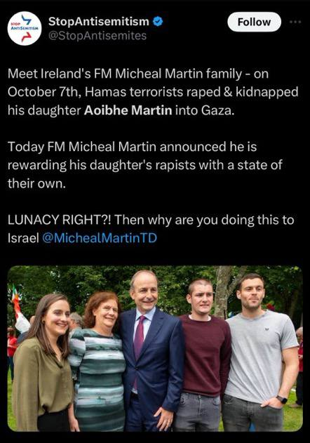 KeithWoodsYT's tweet photo. StopAntisemitism is now writing fantasies about the Irish and Norwegian leadership having their wives and daughters kidnapped and r*ped https://t.co/nOuQ0pG6nA