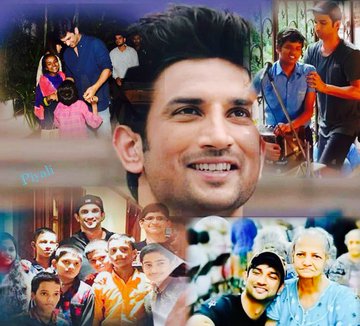 Evening Tagline 👇 Sushant Born To Rule Hearts Sushant had always made his fans feel special by his Generosity and Selfless Love 💟 He had touched the Hearts Of Millions of people all across the world. ♥️ @itsSSR #SushantSinghRajput𓃵