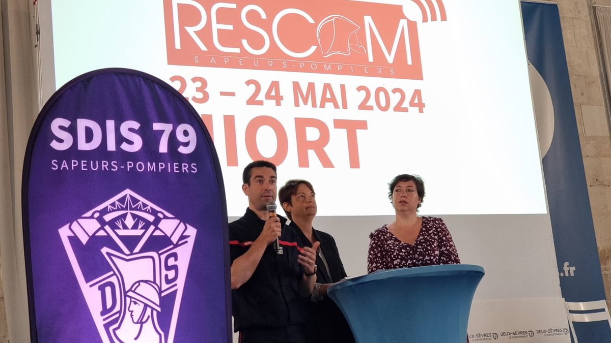 rescomSP's tweet photo. #RESCOM2024 | Coup d'envoi de la 23e édition du RESCOM !
➡2 jours de conférences et ateliers des responsables communication des SDIS.
✅Grand merci au @SDIS79 et leurs équipes pour l'organisation de cette édition !
➡Bon séminaire aux 90 RESCOM venus de toute la France !😉 https://t.co/t5O2s4lOir