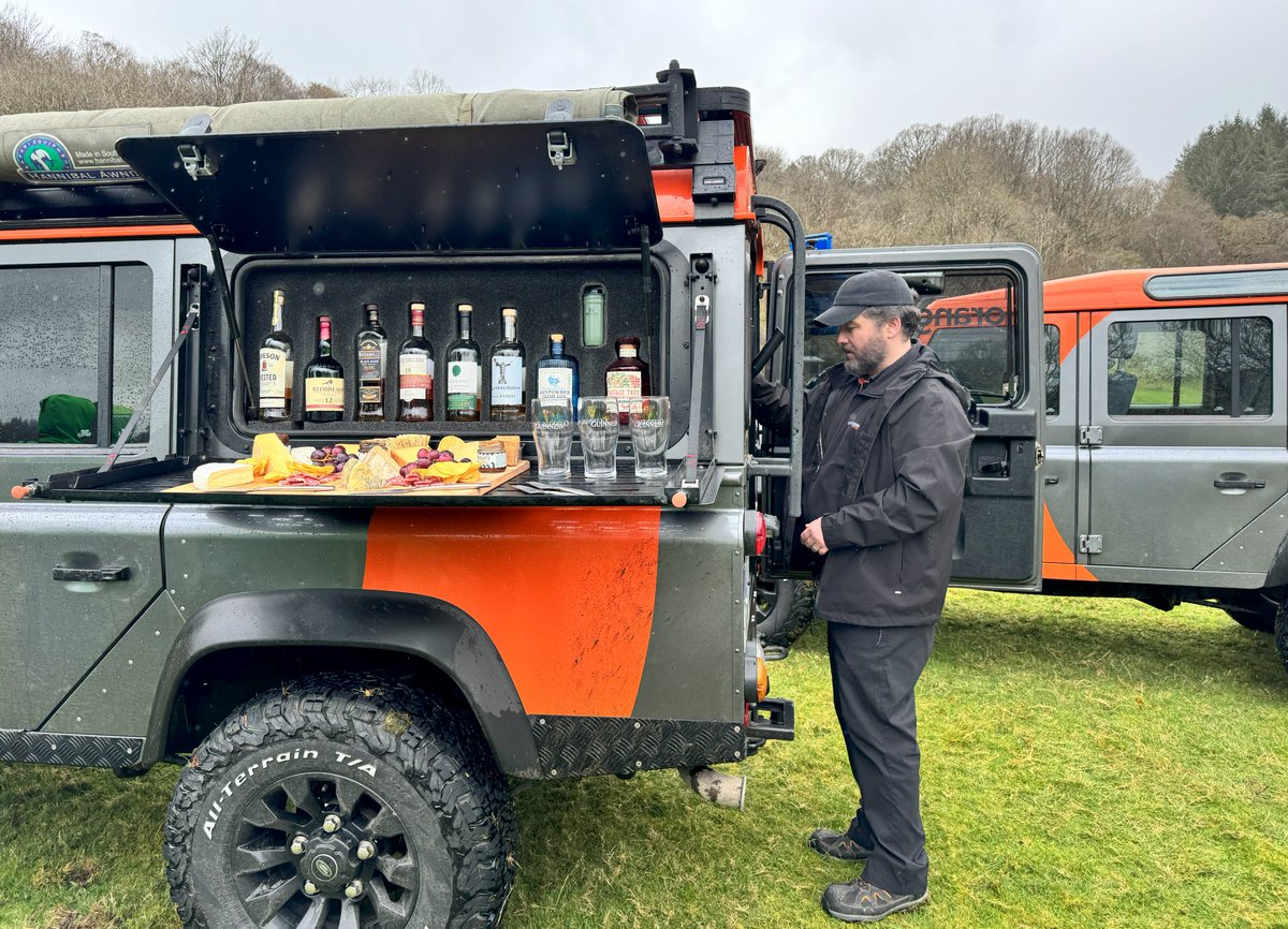 ConferenceEvent's tweet image. EXPERIENCES of Ireland - check out this Guinness Jeep - keg built in the back with whiskey tastings on the sides.  Passengers only of course!