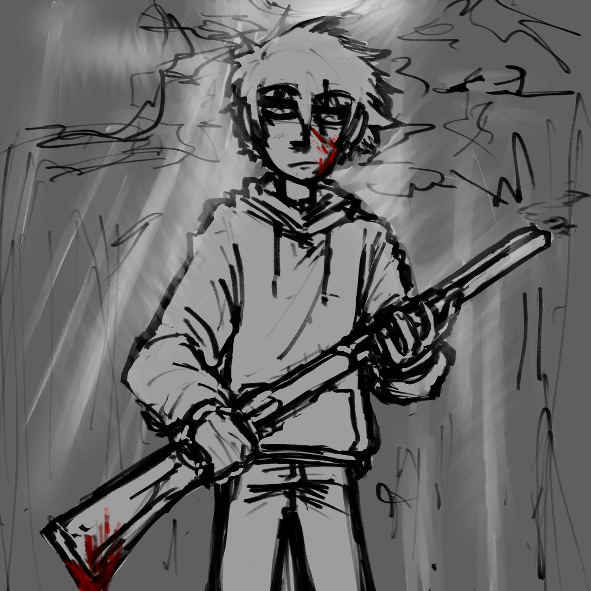 Pivo_Varis's tweet photo. TW blood (a little)
While brother is not around...
#mp100 #mobpsycho100 #ritrei https://t.co/N9h8JhcQb4