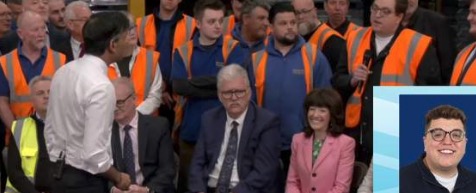 lnfinite_loop's tweet photo. Pint Sized PM picks the questions and who asks them... he even gets Conservative Councillor Ross Hills to play dress up pretending to be a member of the public and not a Tory Stooge... #ToryLies #ToryCorrruption #ToryDishonest #ToryIncompetent #ToriesUnfitToGovern #VoteToriesOutToHelpOut