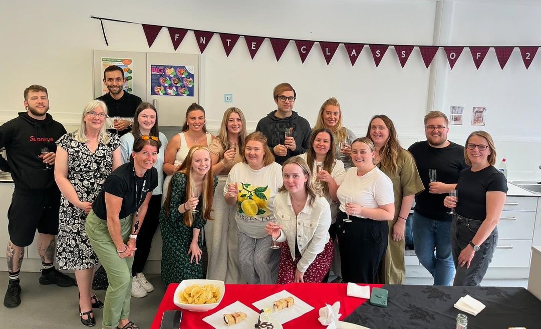 Our 4th year Food, Nutrition and Textiles Education students had a fabulous celebration afternoon with their lecturers Helen, Kirstie, and Gemma to mark the end of their studies with us <a href="/ThinkUHI/">UHI</a> 🥳 

The group will now venture out into the world of Home Economics teaching! 🤩🍀