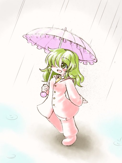 「rain umbrella」 illustration images(Latest)