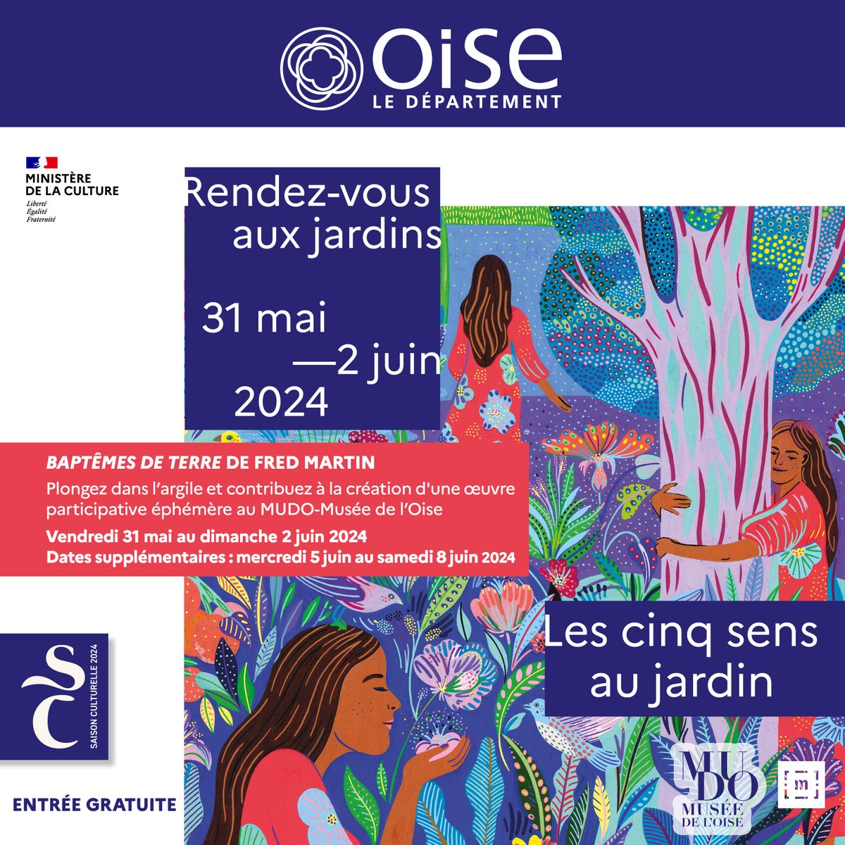 [Événement] #RDVJardins #AuMudo
Pour une expérience unique et originale !
Réservez votre baptême de terre au 03 44 10 40 63 ou 40 50 ou sur contact@mudo.oise.fr .
#museedepartementaldeloise #museesdeshautsdefrance #sortirdansloise #ideedesortie #oiseledepartement #visitbeauvais