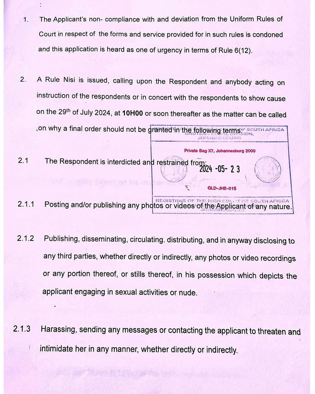 Gcinile Twala Takes Legal Actions Against Grootman