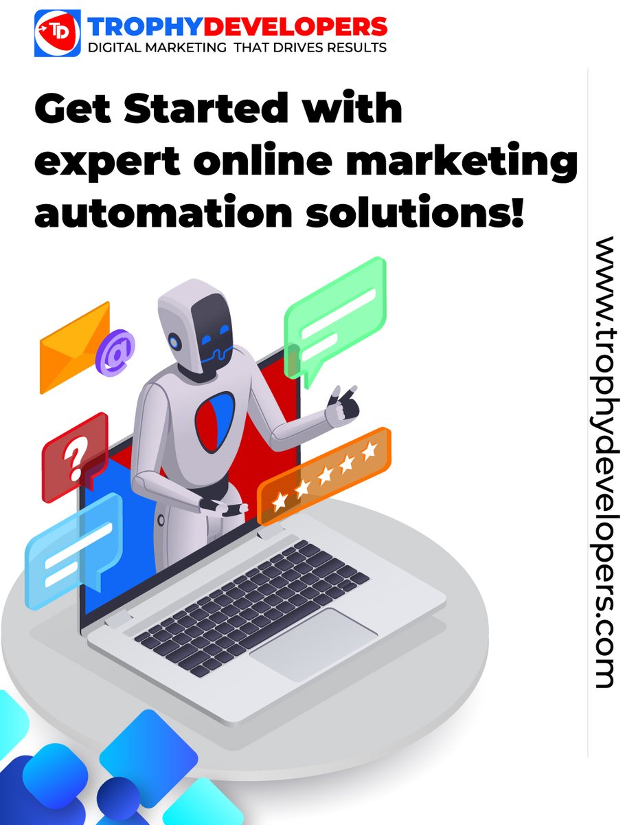 Marketing automation | streamline, automate, and measure marketing tasks and workflows, enabling businesses to improve efficiency and grow revenue faster. 💥 trophydevelopers.com/seo-optimizers…
#marketingautomation #digitalmarketing #efficiency #revenuegrowth #automateandgrow #seooptimizers