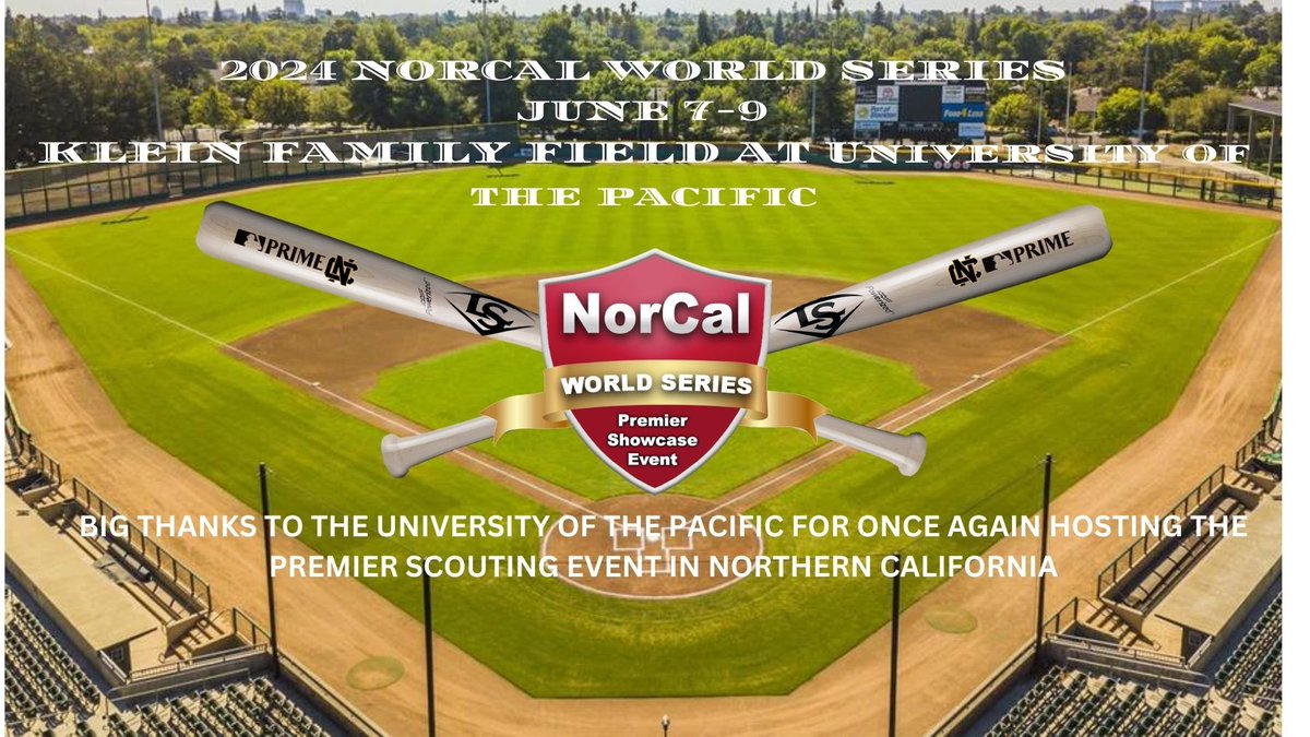 Looking ahead to the @NCWorldSeries and seeing @NorCalBaseball @NorCalU1 in just a couple weeks. The @NB_Baseball @ftrstarsseries will be on site scouting and running trackman, Synergy, along with advanced/analytic analysis on players. Players opting in to the data receive it