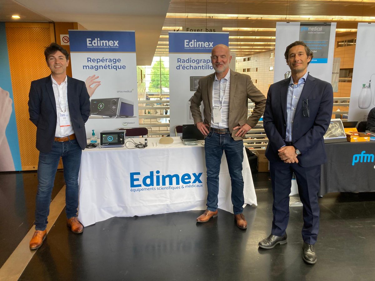 SiriusMedical's tweet photo. Visit our partner @EdimexSociete at #SFCO in Nantes to experience the innovative #Pintuition technology. It's great to see Chady WAFAI & Paul Borja sharing our story and connecting with customers in France.
Don't miss out on this opportunity to discover the future of localization! Experience Surgical Marker Navigation 🇫🇷
@ESSOnews, @iBreastBook, @AWOgyn, @Surgitate, @EUBREAST, #BreastCancer #BreastCancerAwareness #WomensHealth #Innovation #Tech #France #Edimex