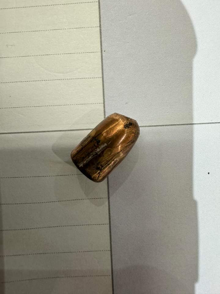 Stray Bullet Penetrates Factory Roof in Grangetown, KZN A 9mm full metal jacket bullet was found in a factory in Grangetown, KZN, on Thursday afternoon. Reaction Unit South Africa (RUSA) was called to the scene after a hole was discovered in the asbestos roof and a 9mm bullet
