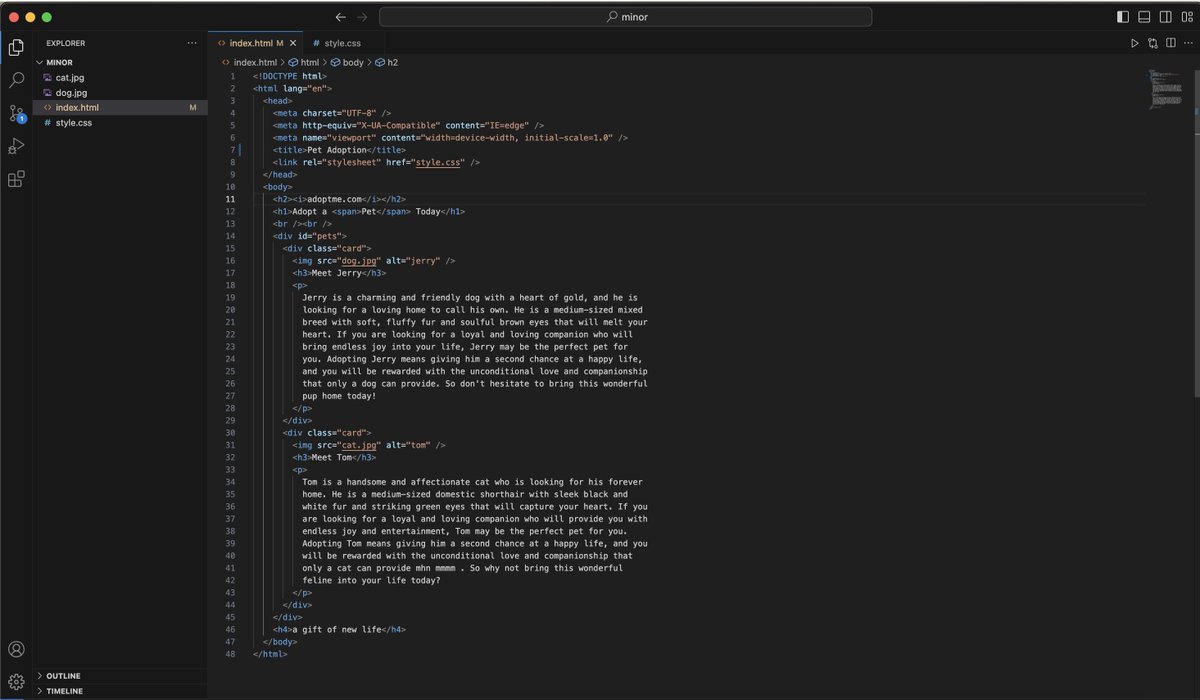 Arpan4600's tweet photo. ๐ Excited to share my 1st web development project on X: Pet Adoption! ๐พ It's a basic project.
Stay tuned, I'm also working on a new project: Simson Game! ๐ฎ #WebDevelopment #HTML #CSS #NewbieCoder #BuildInPublic https://t.co/82fCjnKZxs