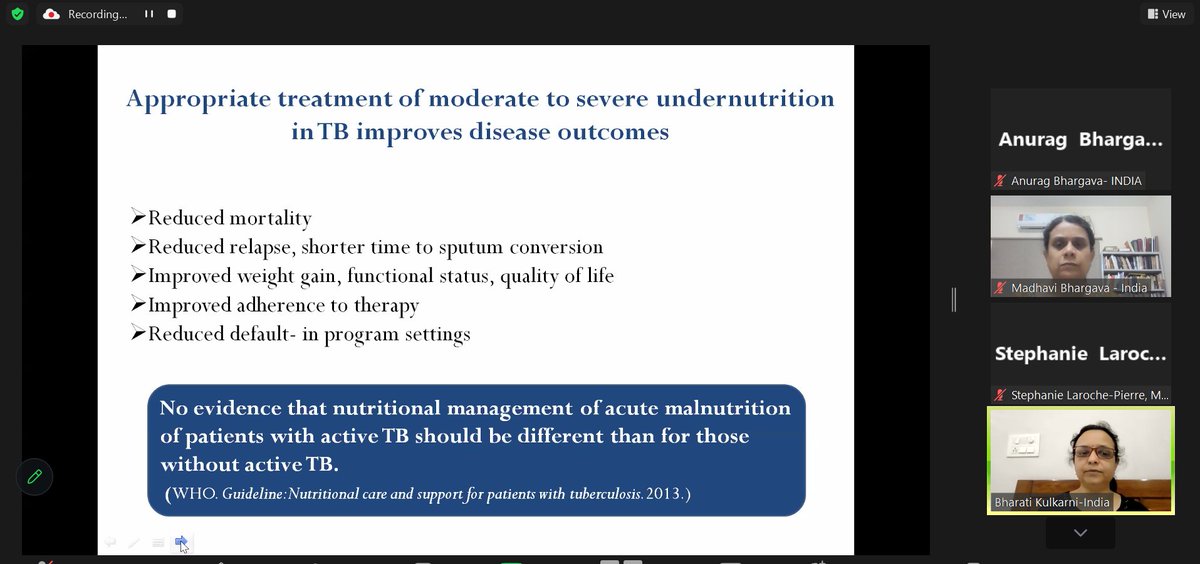 dr_madhavib's tweet photo. @BKulkarni_nin
No reason why management of severe undernutrition in #PwTB should be any different than those without the disease https://t.co/HLQivXBQ0S