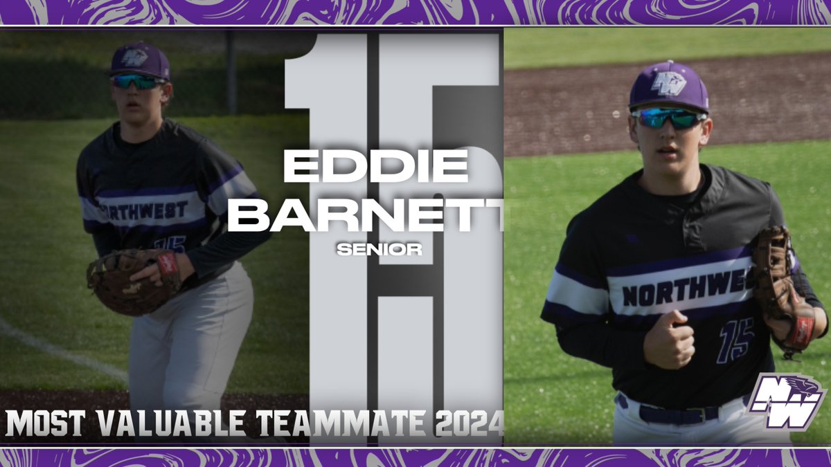 EDDIE BARNETT is your 2024 Most Valuable Teammate‼️

Eddie is the perfect example of a great teammate, always willing to support his team. A big leader in our dugout and a great representation of Falcon Baseball on and off the field. THANK YOU EDDIE!!