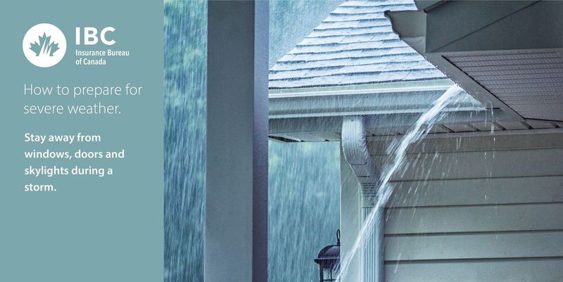 It’s important to #ProtectYourProperty during #SevereWeather – but it’s also important to protect yourself. Stay away from windows, doors and skylights during a storm. For more: ow.ly/7u5i50RSCNX