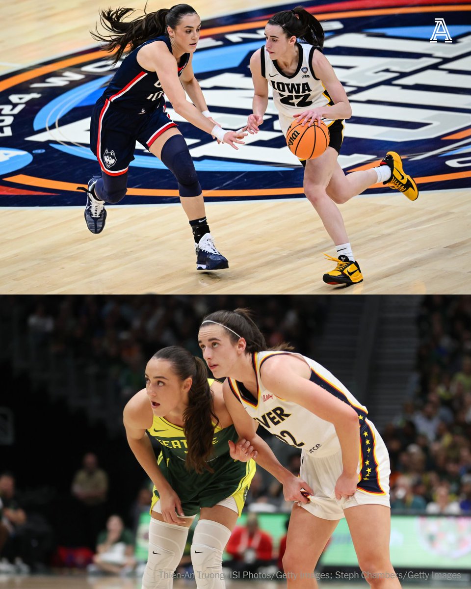 TheAthleticWBB's tweet photo. These pictures were taken 48 days apart 👀

@MuhlNika x @CaitlinClark22 https://t.co/PyQrkhQX33