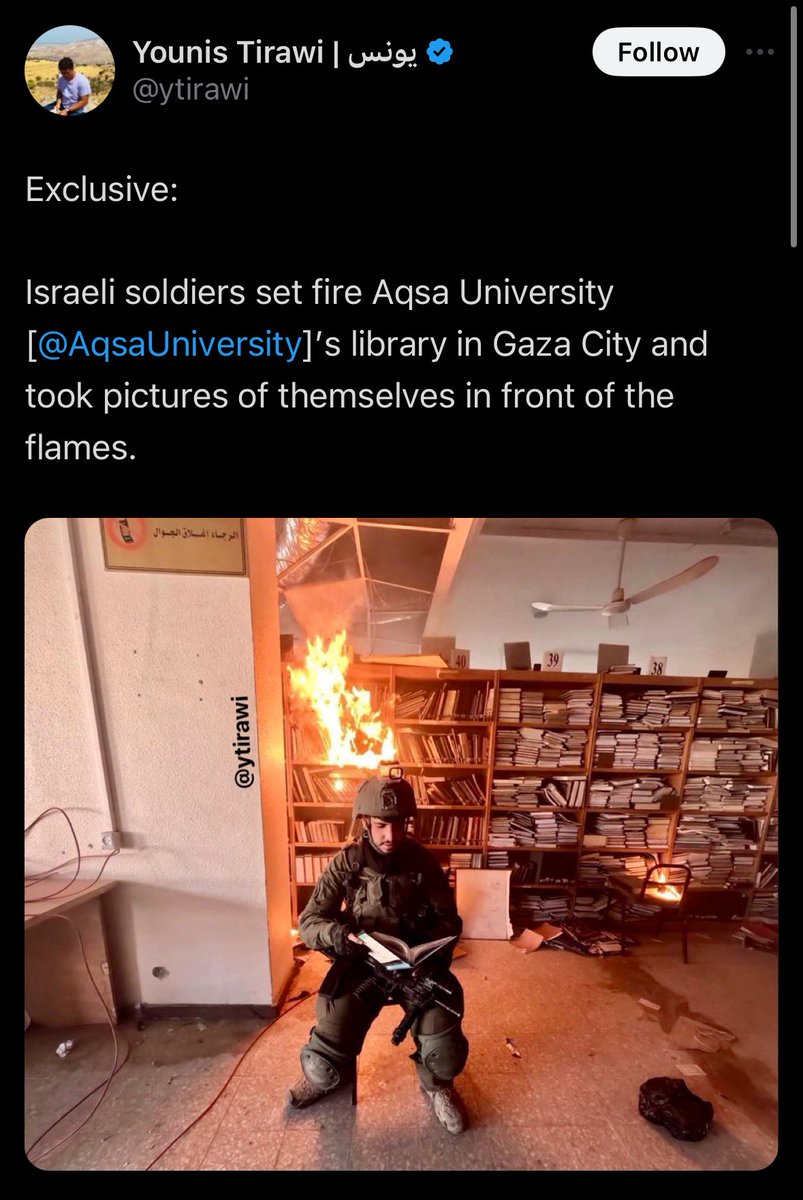 folklorefairyts's tweet photo. this is called scholasticide. first they destroyed all the universities and now they’re burning the books. have we not all learned what happens when history books are burned? have we not learned that those who burn books are ALWAYS ON THE WRONG SIDE? https://t.co/Qk7lm8Iv4H