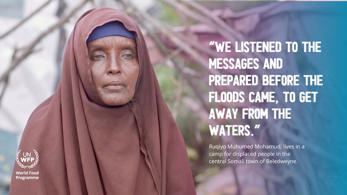 Ruqiyo’s story shows the power of preparedness in protecting lives. Our early warnings enabled her to support her family during heavy rains and flash floods in #Somalia. Learn how @WFP's anticipatory action is making a difference: wfp.org/stories/el-nin…